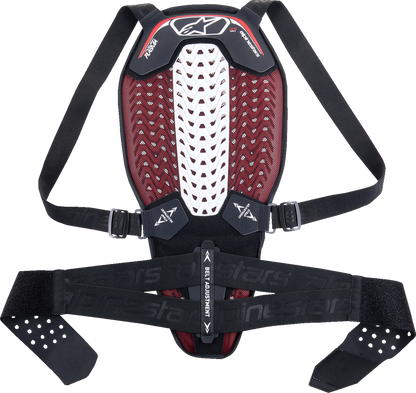 ALPINESTARS Nucleon Plasma Back Protector - Black/White/Red - Large 6504325-123-L