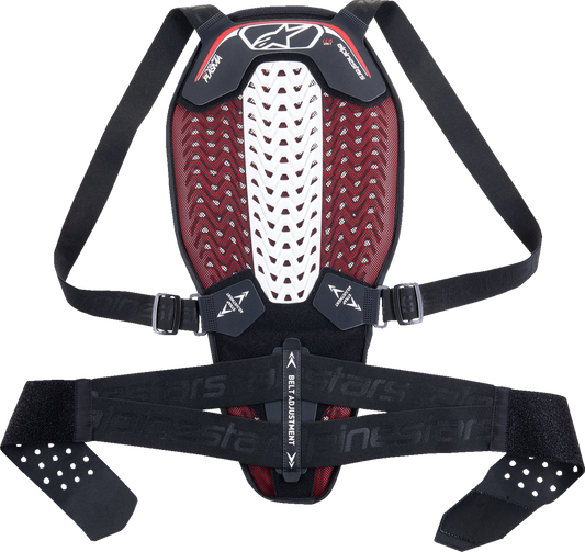 ALPINESTARS Nucleon Plasma Back Protector - Black/White/Red - Large 6504325-123-L
