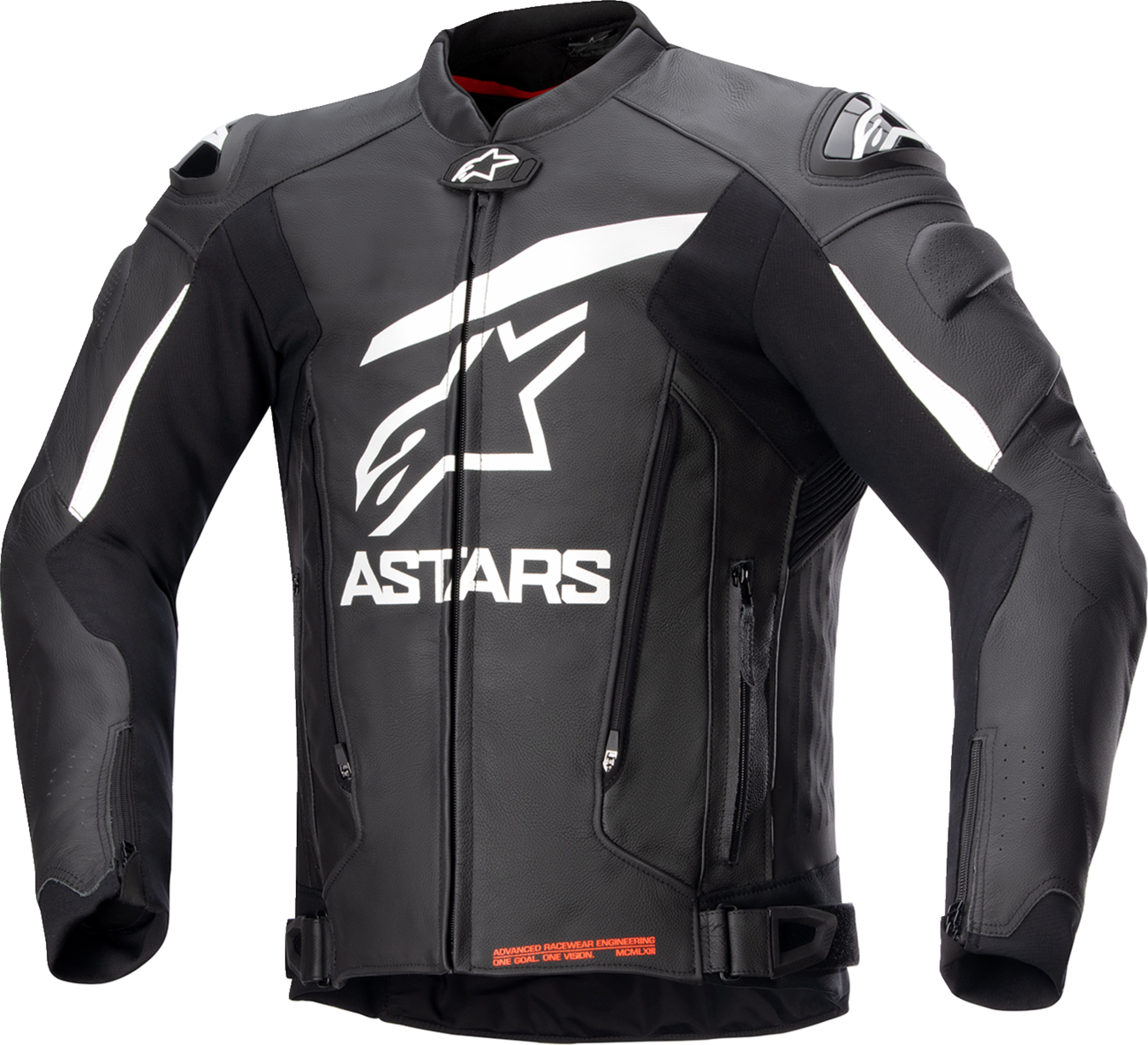 ALPINESTARS GP Plus v4 Leather Jacket - Black/White - US 46 / EU 56 3100524-12-56