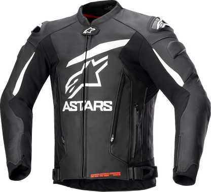 ALPINESTARS GP Plus v4 Leather Jacket - Black/White - US 46 / EU 56 3100524-12-56