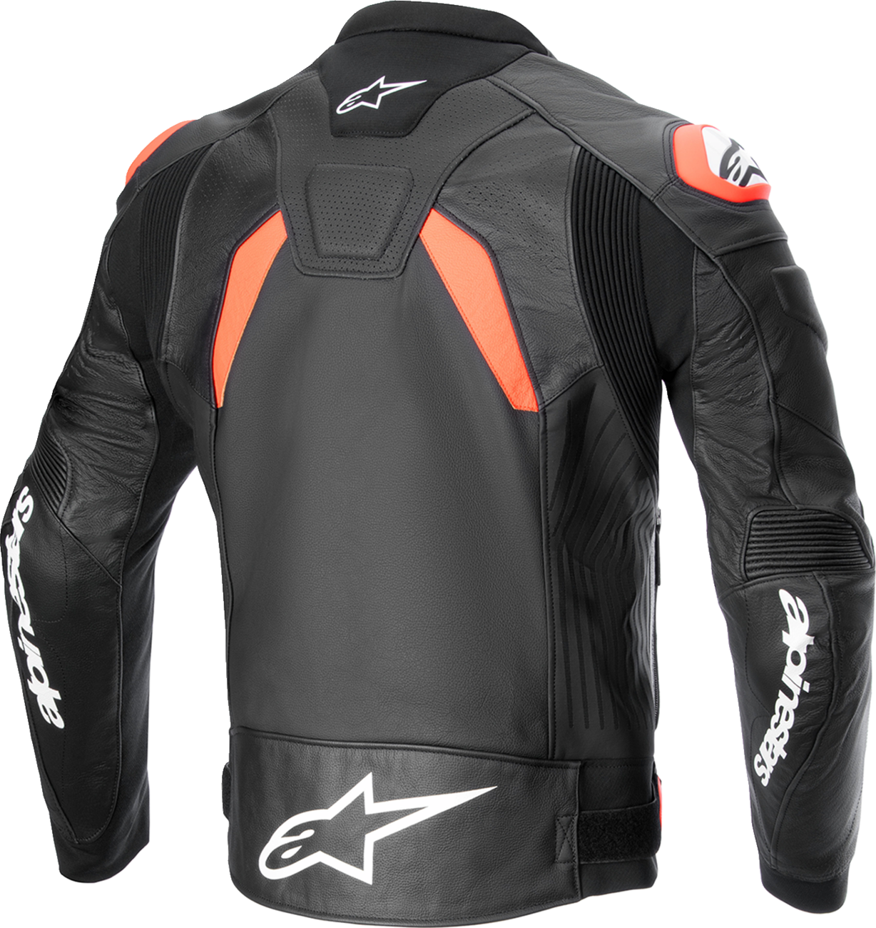 ALPINESTARS GP Plus R v4 Airflow Leather Jacket - Black/Red Fluo/White - US 44 / EU 54 3100624-1321-54