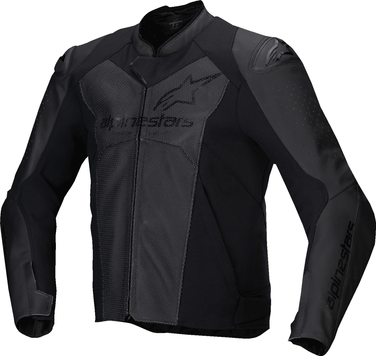 ALPINESTARS Faster v3 Airflow Leather Jacket - Black/Black - US 44 / EU 54 3103625-1100-54