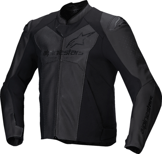 ALPINESTARS Faster v3 Airflow Leather Jacket - Black/Black - US 44 / EU 54 3103625-1100-54