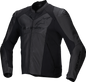 ALPINESTARS Faster v3 Airflow Leather Jacket - Black/Black - US 44 / EU 54 3103625-1100-54