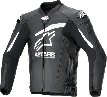 ALPINESTARS GP Plus R v4 Airflow Leather Jacket - Black/White - US 48 / EU 58 3100624-12-58