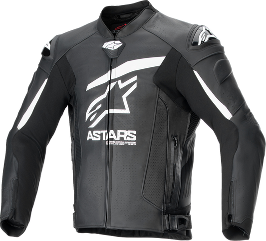 ALPINESTARS GP Plus R v4 Airflow Leather Jacket - Black/White - US 48 / EU 58 3100624-12-58