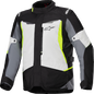 ALPINESTARS ST-1 WP Jacket - Ice Gray/Black/Yellow Fluo - Large 3200625-9145-L