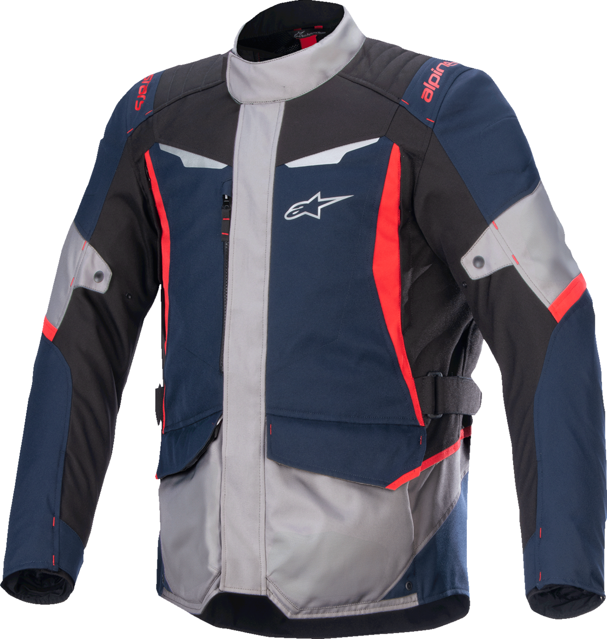 ALPINESTARS ST-1 WP Jacket - Dark Blue/Black/Bright Red - Small 3200625-7093-S