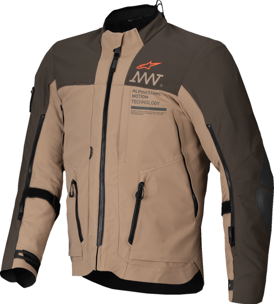 ALPINESTARS AMT-8 Stretch Drystar® XF Jacket - Dark Brown/Dark Khaki - Medium 3200425-8018-M