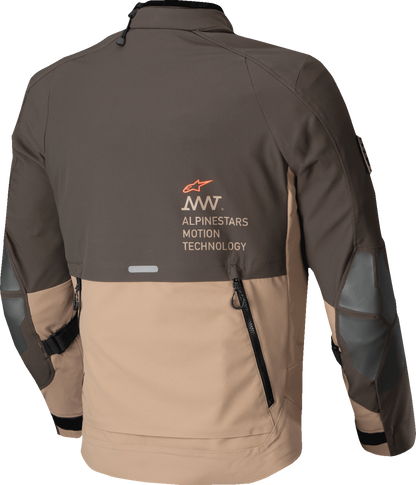 ALPINESTARS AMT-8 Stretch Drystar® XF Jacket - Dark Brown/Dark Khaki - Medium 3200425-8018-M