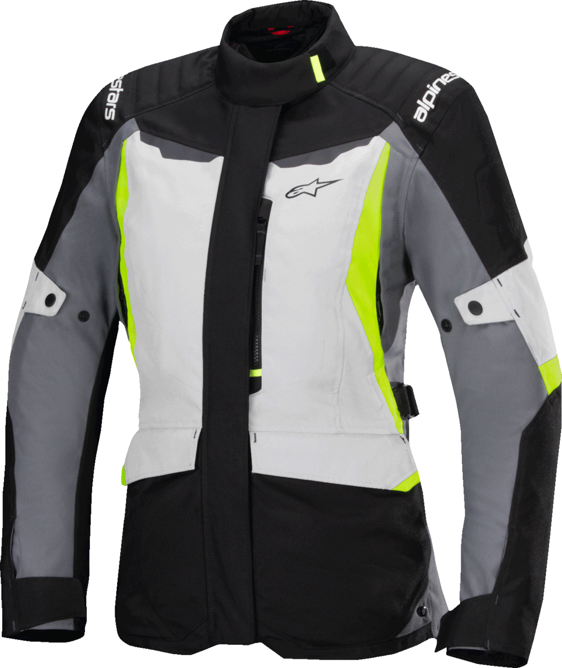 ALPINESTARS Stella ST-1 Waterproof Jacket - Ice Gray/Black/Yellow Fluo - 2XL 3210325-9145-2X
