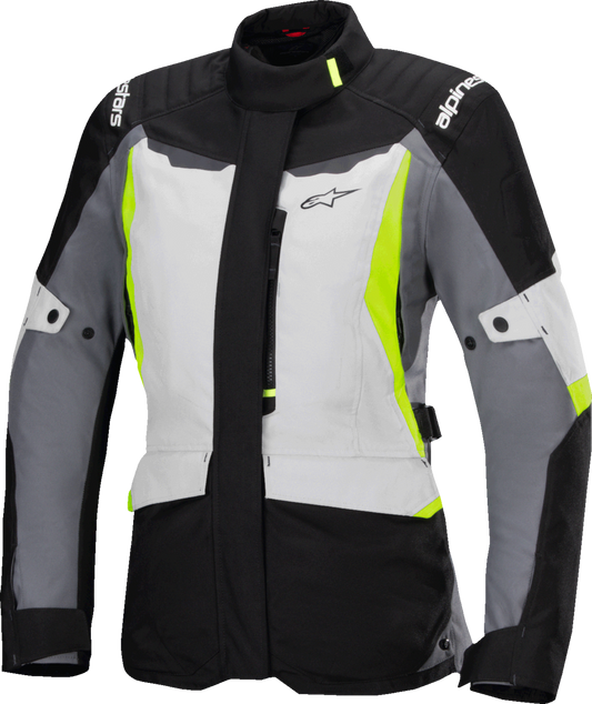 ALPINESTARS Stella ST-1 Waterproof Jacket - Ice Gray/Black/Yellow Fluo - 2XL 3210325-9145-2X