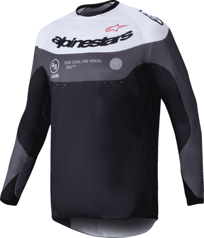 ALPINESTARS Pro-Dura Long-Sleeve Jersey - Black/Magnet White - Large 3760125-1417-L