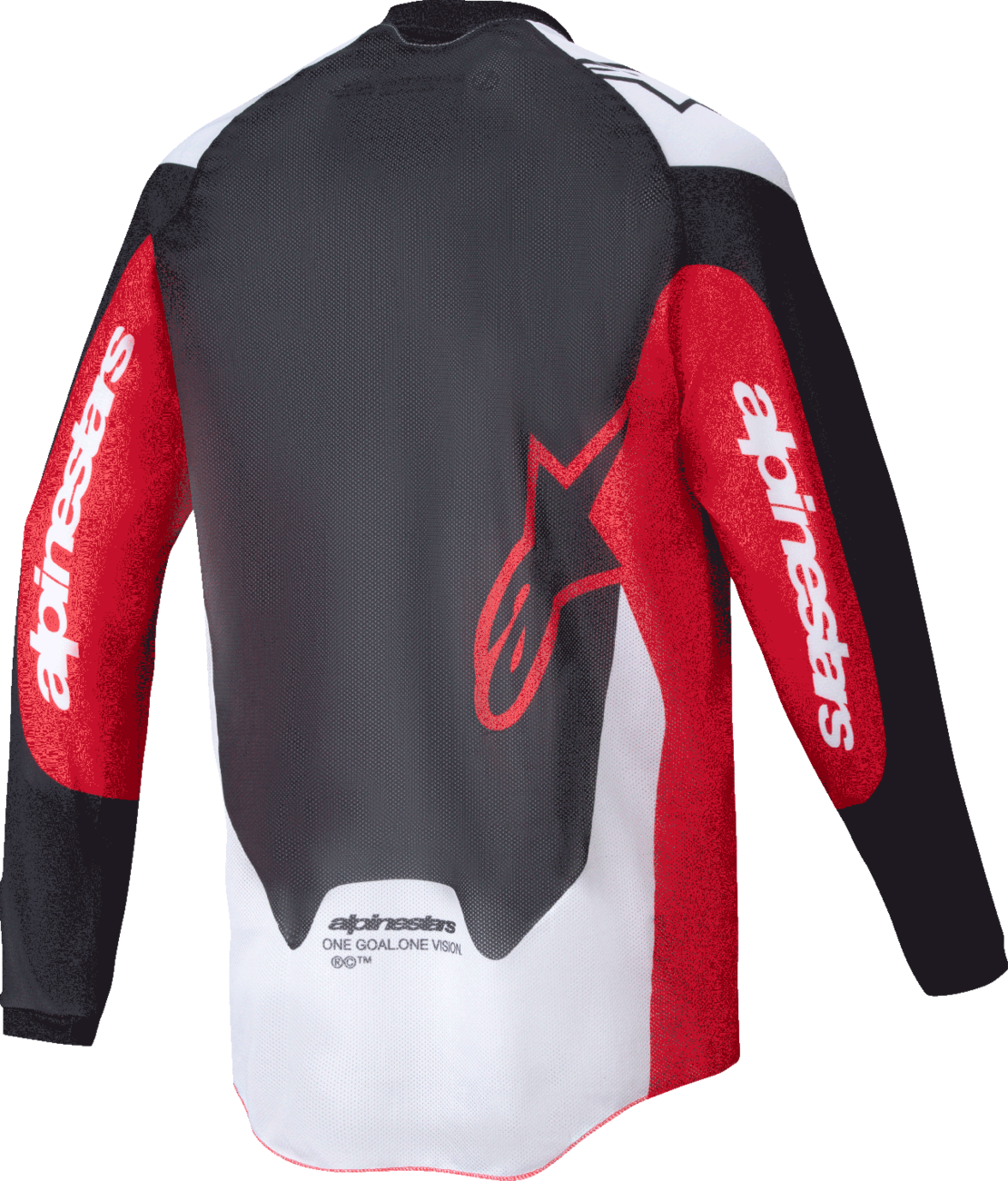 ALPINESTARS Pro-Dura Long-Sleeve Jersey - Black/Bright Red/White - Medium 3760125-1342-M