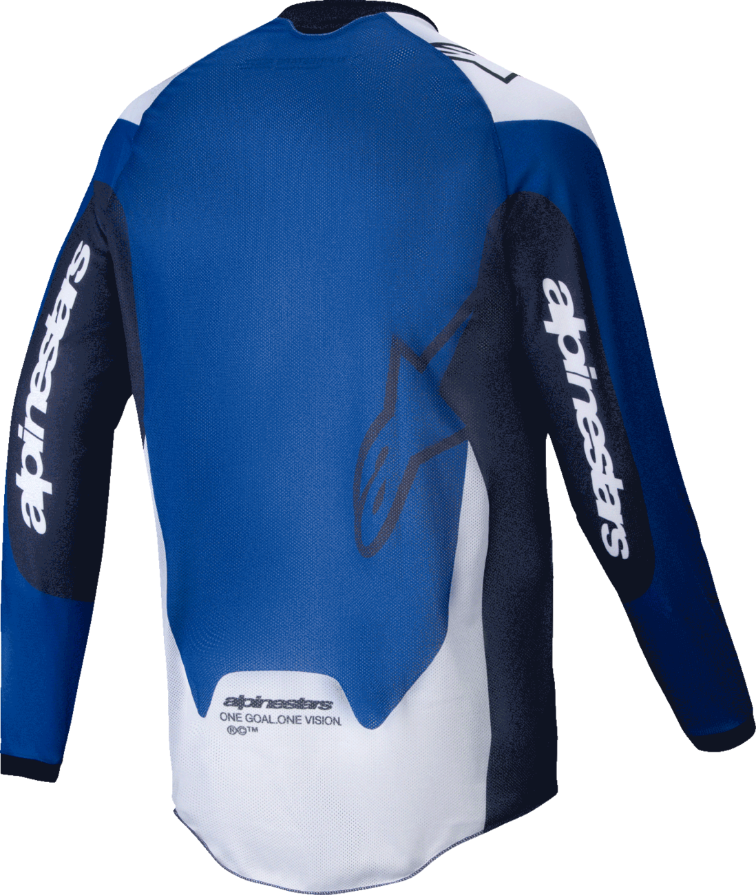 Alpinestars Pro-Dura Long-Sleeve Jersey - Navy, Bright Blue & White - Medium