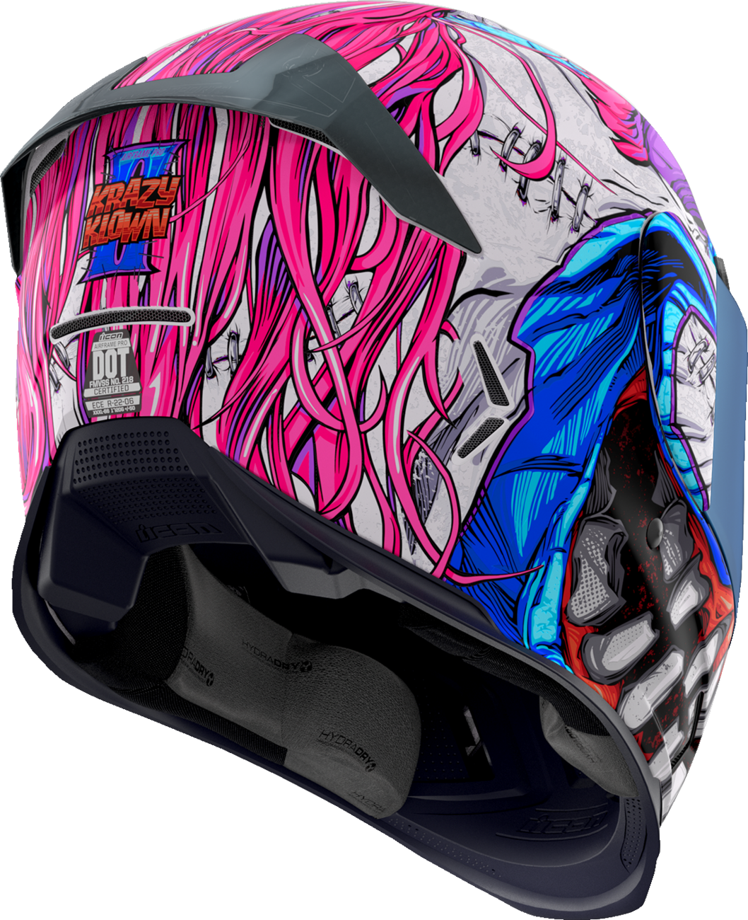 ICON Airframe Pro™ Helmet - Krazy Klown 2 - Pink - Small 0101-17675