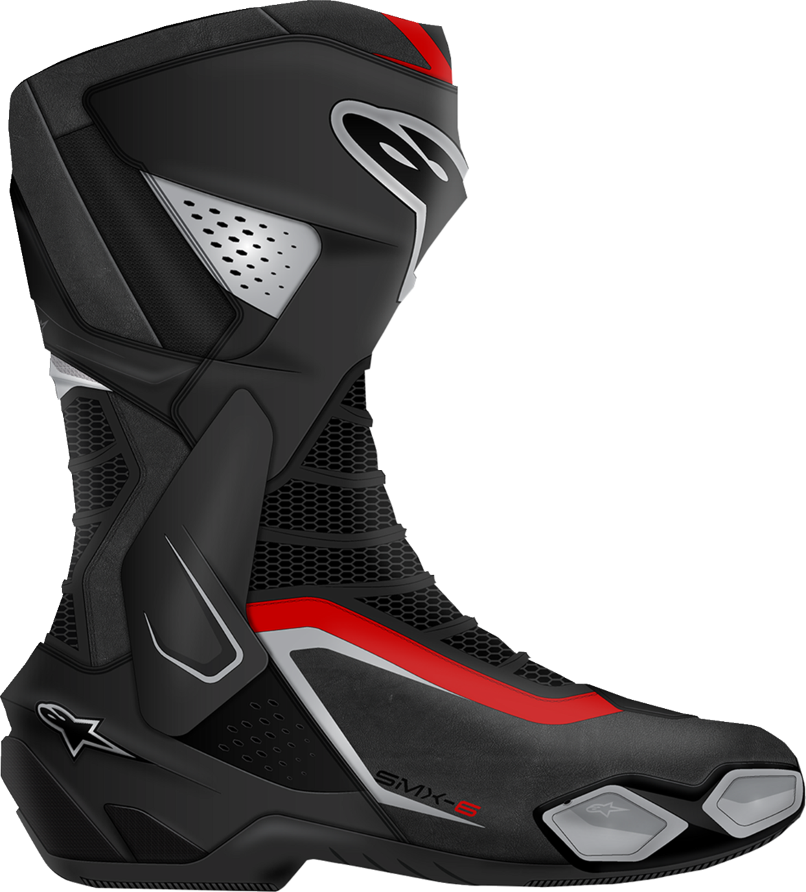ALPINESTARS SMX-6 V3 Boots - Black/Silver/Red - US 7.5/EU 41 2223025-199-41