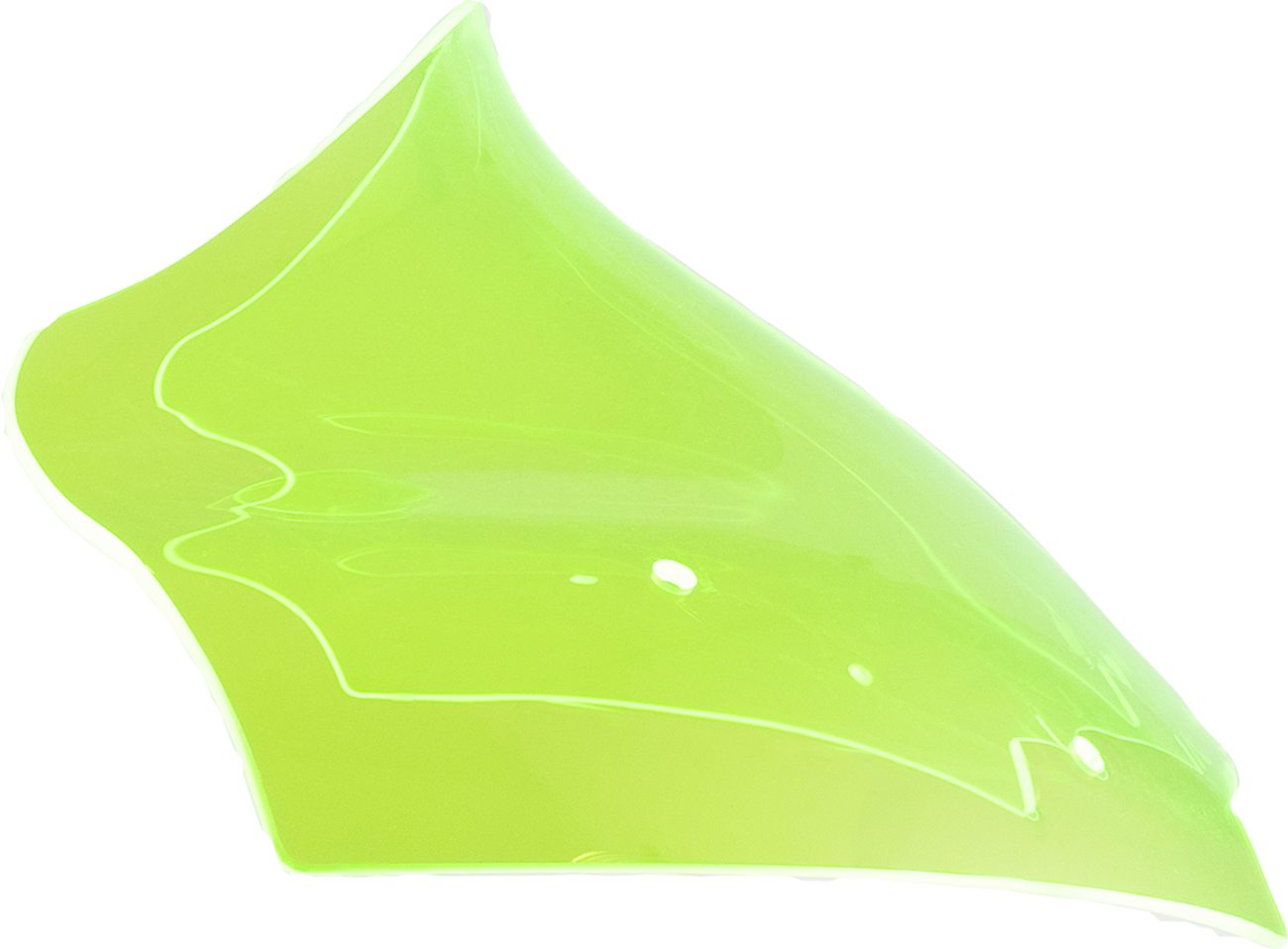 KLOCK WERKS Ice Flare® Windshield - 10" - Green Ice - '23-'25 FLTRX KWW-01-0713