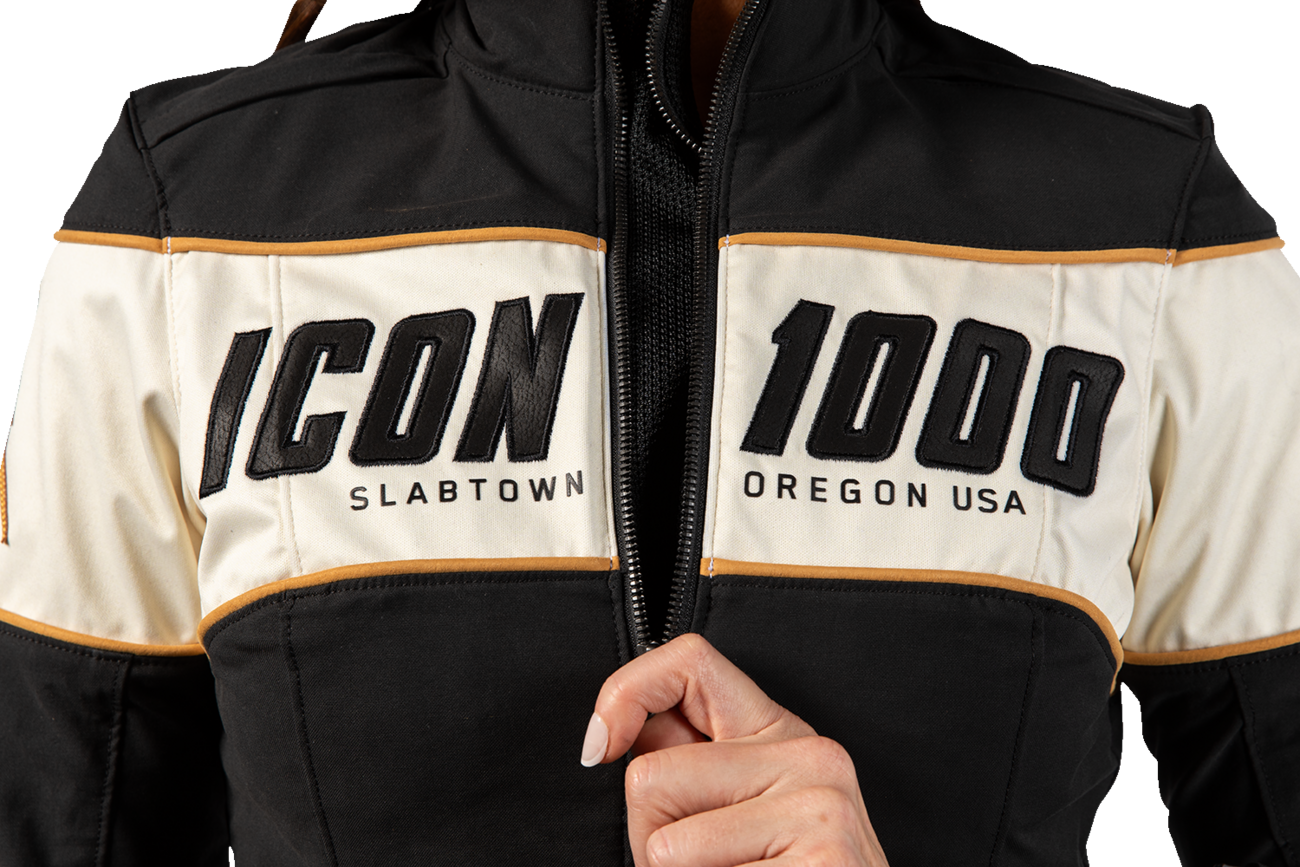 ICON Women's Hella 4™ Jacket - Black - Medium 2822-1678