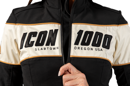 ICON Women's Hella 4™ Jacket - Black - Medium 2822-1678