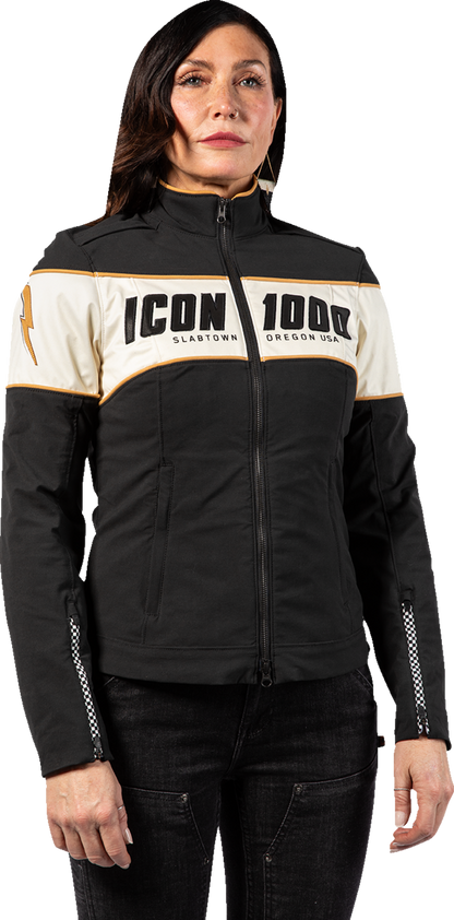 ICON Women's Hella 4™ Jacket - Black - Medium 2822-1678