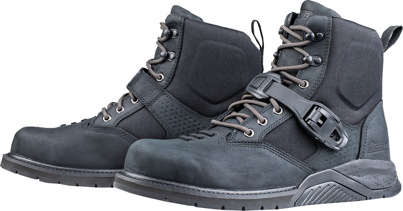 ICON Superduty6 Safety Toe Boots - Black - US 10.5 3403-1382