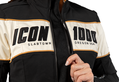ICON Women's Hella 4™ Jacket - Black - Medium 2822-1678