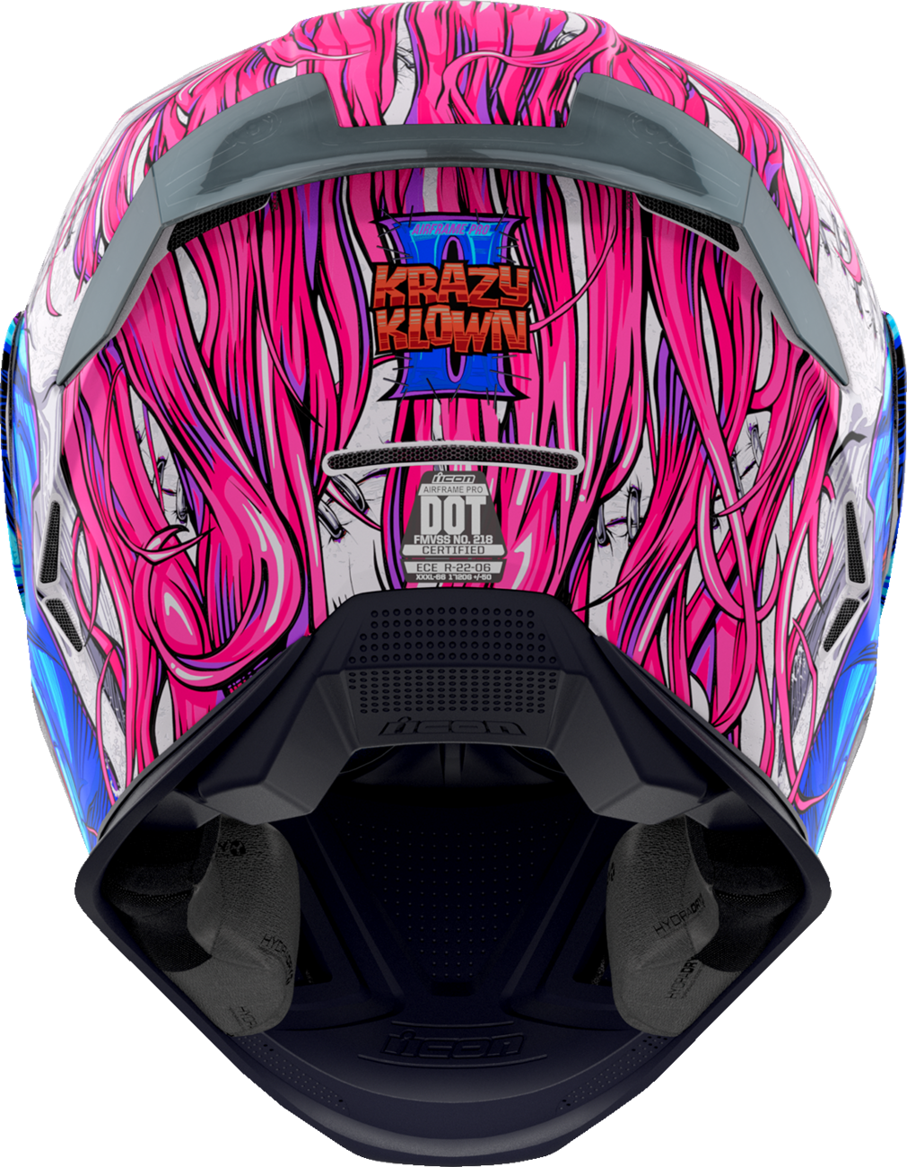 ICON Airframe Pro™ Helmet - Krazy Klown 2 - Pink - Large 0101-17677