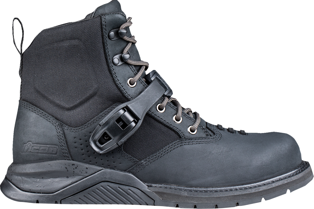 ICON Superduty6 Safety Toe Boots - Black - US 10.5 3403-1382