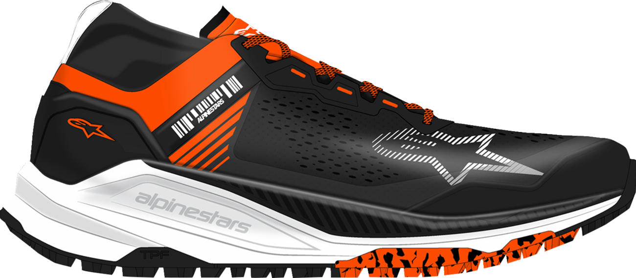 ALPINESTARS Meta XR v2 Shoes - Black/Orange/White - US 10 / EU 43 2654825-134-10