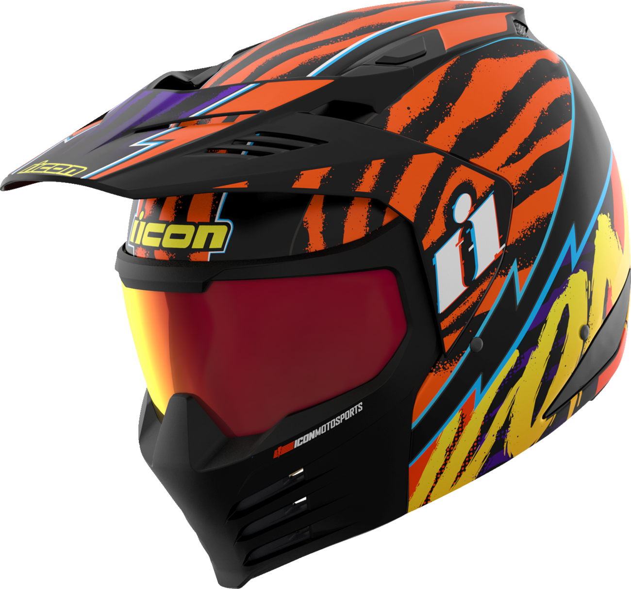 ICON Elsinore™ Helmet - Rad Dawn - Orange - XS 0104-3345