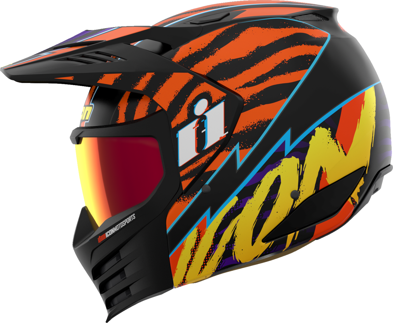 ICON Elsinore™ Helmet - Rad Dawn - Orange - 2XL 0104-3350