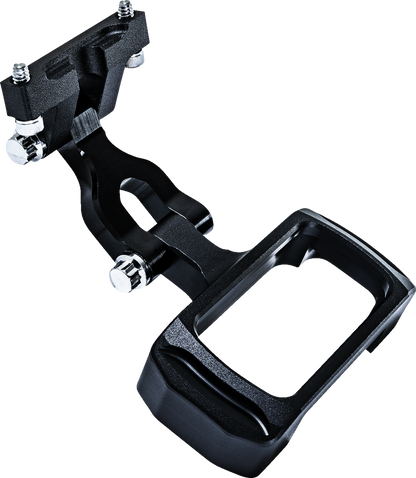 PERFORMANCE MACHINE (PM) Gauge Relocation Kit - Black Ops® - Softail 0208-2191-SMB