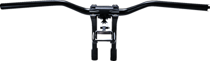 PERFORMANCE MACHINE (PM) Gauge Relocation Kit - Black Ops® - Softail 0208-2191-SMB