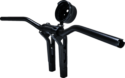 PERFORMANCE MACHINE (PM) Gauge Relocation Kit - Round - Black Ops® 0208-2192-SMB
