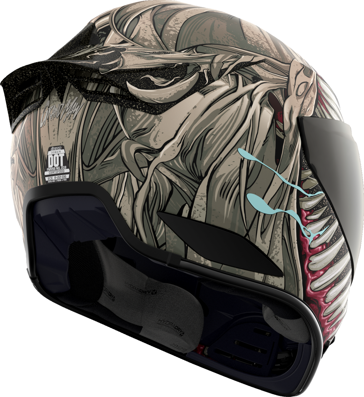 ICON Domain™ Helmet - Grand Maw - Gray - Small 010117295