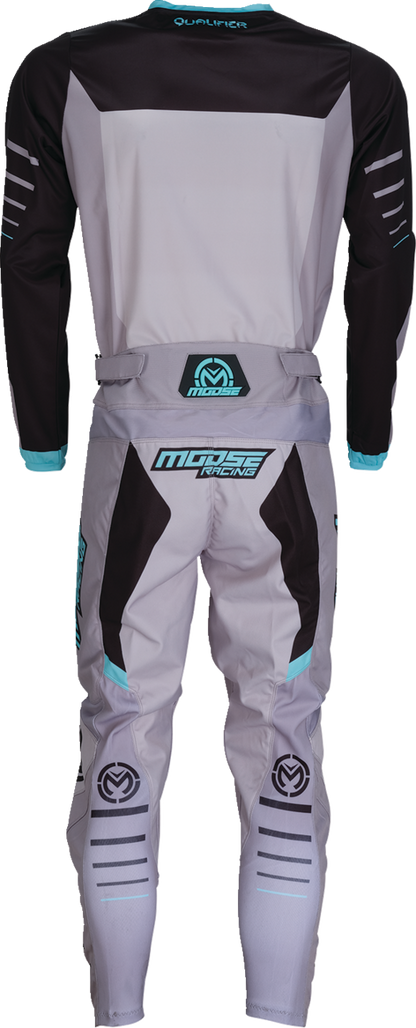 MOOSE OFFROAD Qualifier® Pants - Gray/Teal - US 48 2901-11832