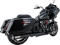 VANCE & HINES Supersport Slip-On Mufflers - Black - Touring 46721