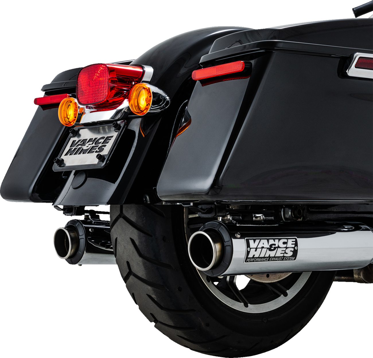 VANCE & HINES Supersport Slip-On Mufflers - Chrome - Touring 16721