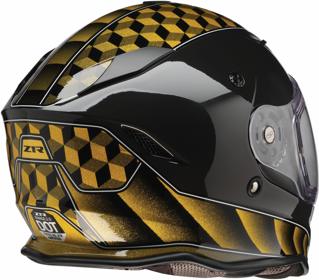 Z1R Nemesis Helmet - Thunderbird - Yellow - Small 0101-17108