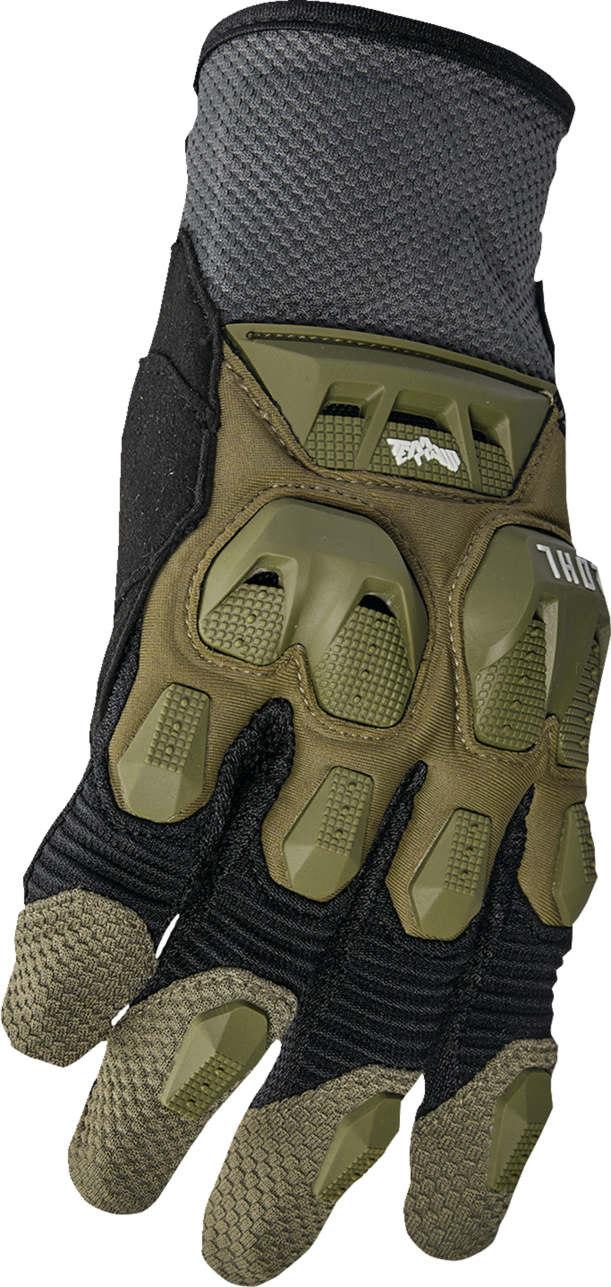 THOR Terrain Gloves - Army/Charcoal - Small 3330-8250