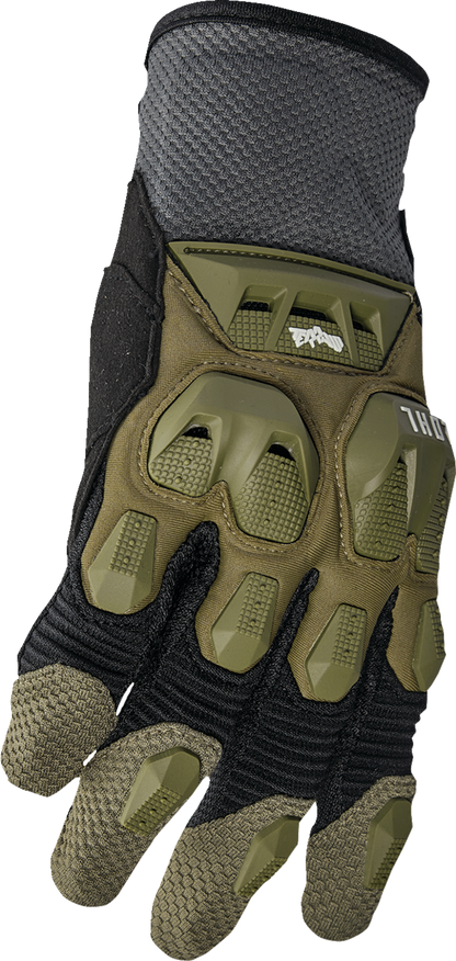 THOR Terrain Gloves - Army/Charcoal - Small 3330-8250