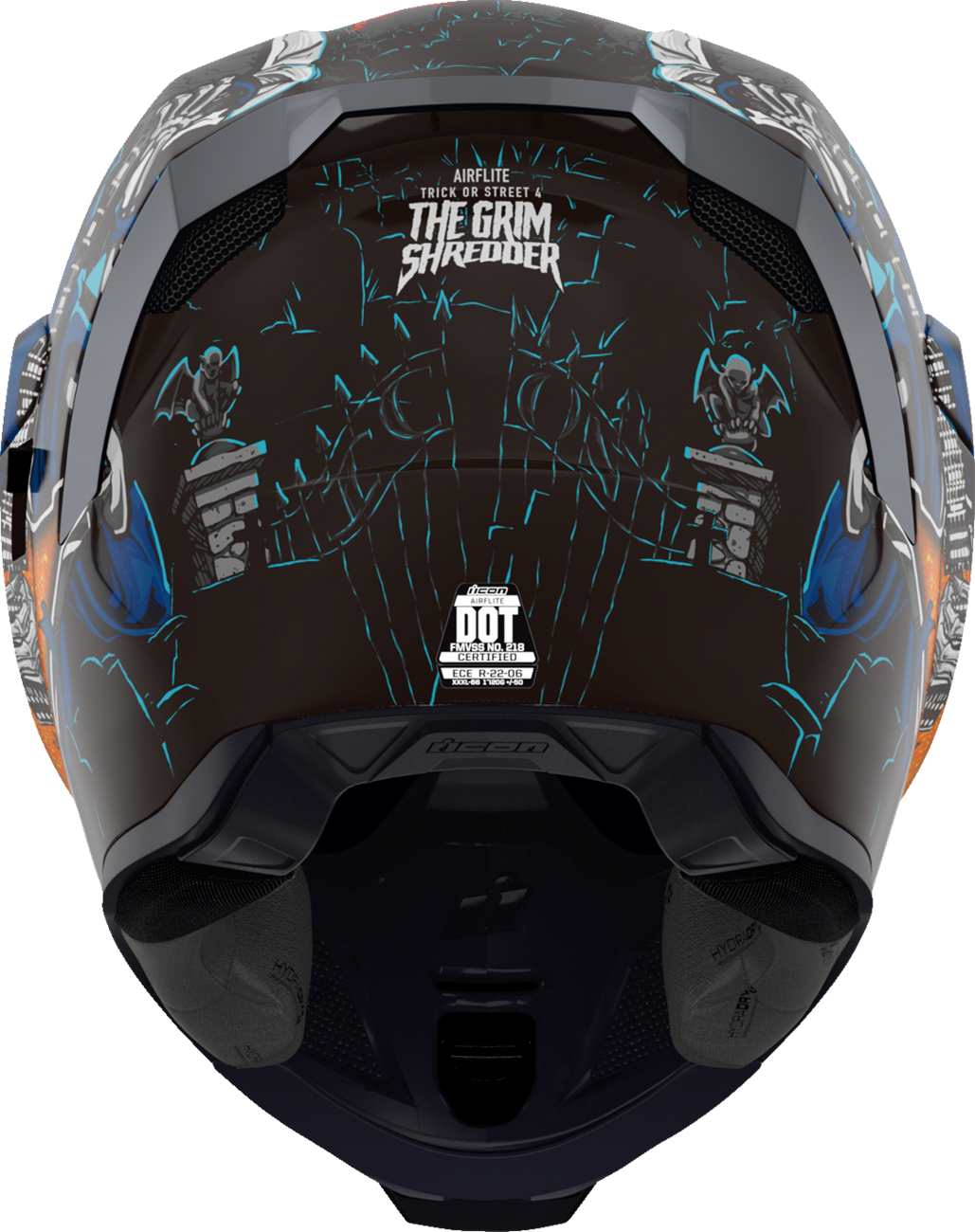 ICON Airflite™ Helmet - Trick or Street 4 - Black - Medium 0101-17362