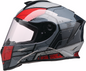 Z1R Youth Warrant 2.0 Helmet - Sentinel - Black/Red - Medium 0102-0290