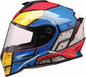 Z1R Youth Warrant 2.0 Helmet - Sentinel - Blue/Yellow - Large 0102-0294