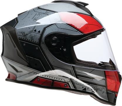 Z1R Youth Warrant 2.0 Helmet - Sentinel - Black/Red - Small 0102-0289