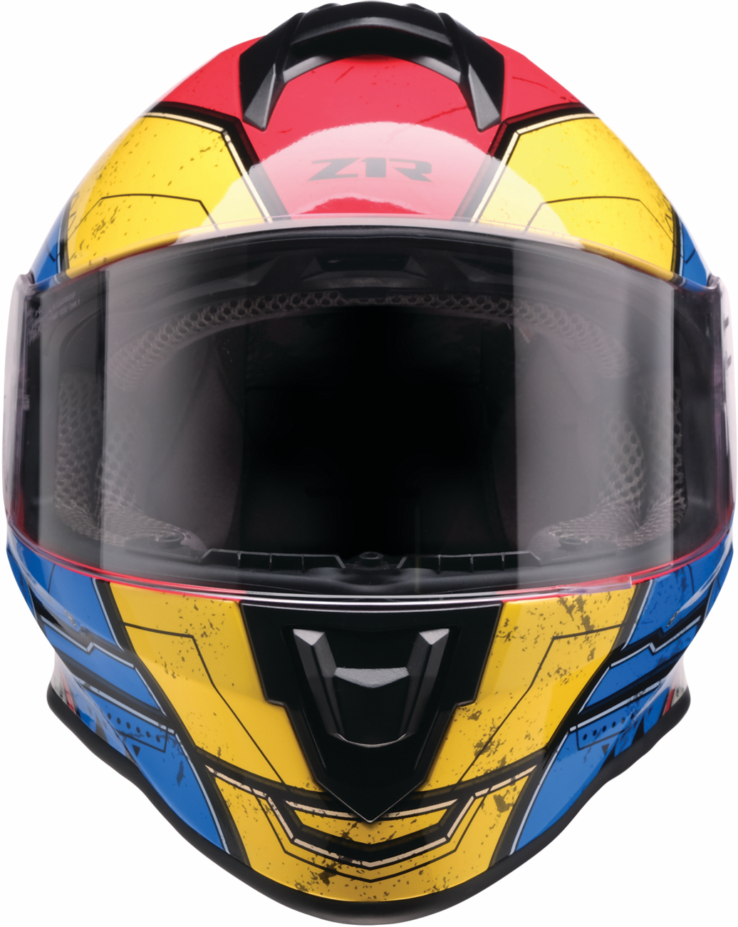Z1R Youth Warrant 2.0 Helmet - Sentinel - Blue/Yellow - Large 0102-0294