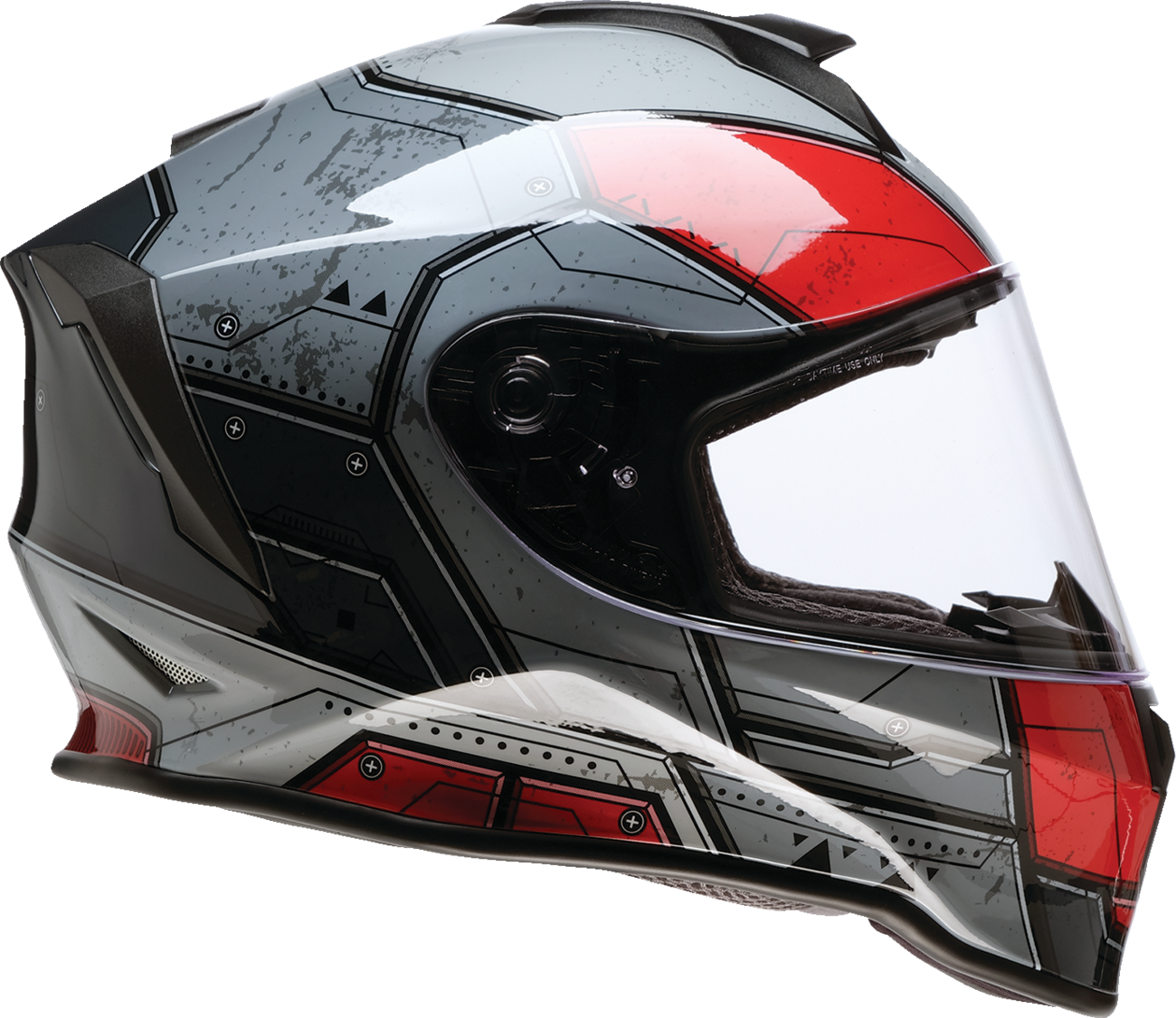 Z1R Youth Warrant 2.0 Helmet - Sentinel - Black/Red - Medium 0102-0290