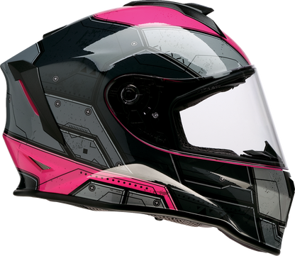 Z1R Youth Warrant 2.0 Helmet - Sentinel - Black/Pink - Medium 0102-0296