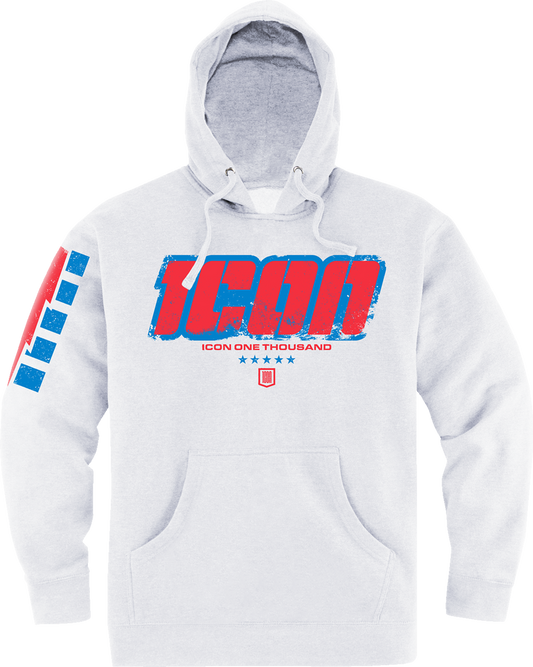 ICON Intercept 84™ Hoodie - White - 3XL 3050-6943